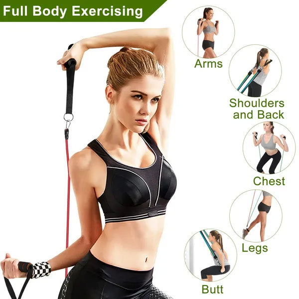 11 Piece Resistance Band Set