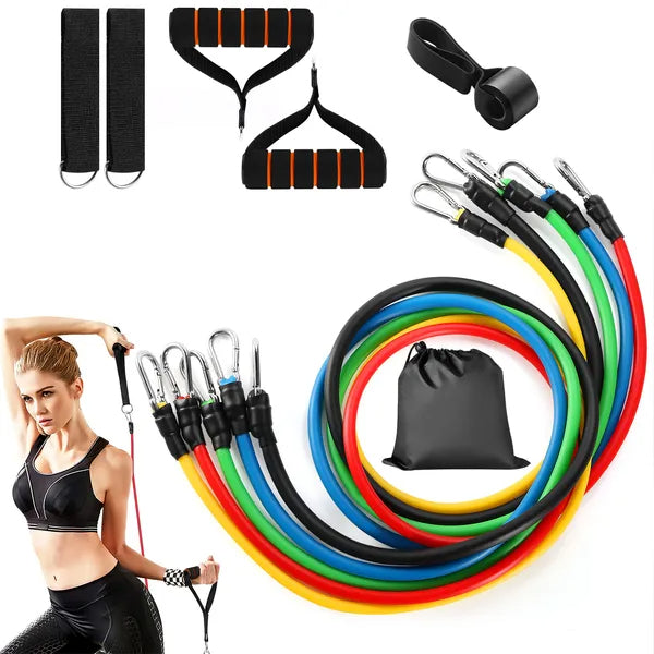11 Piece Resistance Band Set